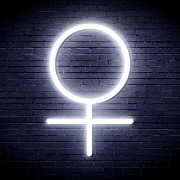 ADVPRO Female Symbol Ultra-Bright LED Neon Sign fnu0069 - White
