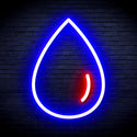 ADVPRO Water Droplet Ultra-Bright LED Neon Sign fnu0070 - Red & Blue