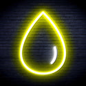 ADVPRO Water Droplet Ultra-Bright LED Neon Sign fnu0070 - White & Yellow