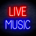 ADVPRO Live Music Ultra-Bright LED Neon Sign fnu0071 - Blue & Red