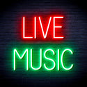 ADVPRO Live Music Ultra-Bright LED Neon Sign fnu0071 - Green & Red