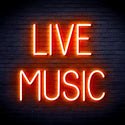 ADVPRO Live Music Ultra-Bright LED Neon Sign fnu0071 - Orange