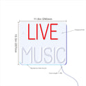 ADVPRO Live Music Ultra-Bright LED Neon Sign fnu0071 - Size