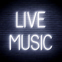 ADVPRO Live Music Ultra-Bright LED Neon Sign fnu0071 - White