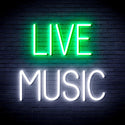 ADVPRO Live Music Ultra-Bright LED Neon Sign fnu0071 - White & Green