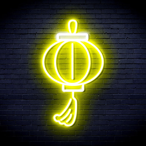 ADVPRO Lantern Ultra-Bright LED Neon Sign fnu0072 - White & Yellow