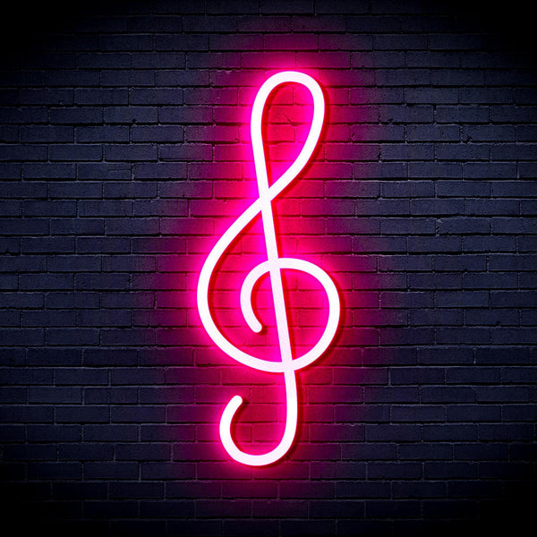 ADVPRO Musical Note Ultra-Bright LED Neon Sign fnu0073 - Pink