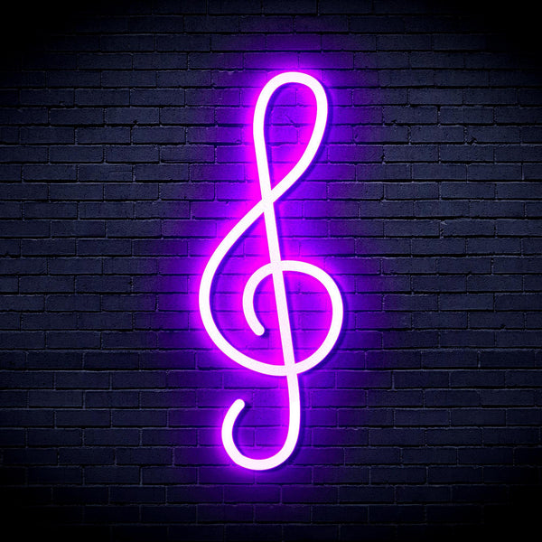 ADVPRO Musical Note Ultra-Bright LED Neon Sign fnu0073 - Purple
