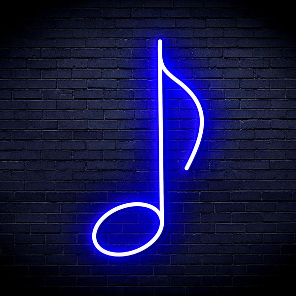 ADVPRO Musical Note Ultra-Bright LED Neon Sign fnu0074 - Blue