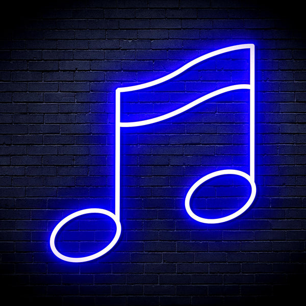 ADVPRO Musical Note Ultra-Bright LED Neon Sign fnu0075 - Blue