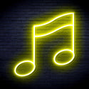 ADVPRO Musical Note Ultra-Bright LED Neon Sign fnu0075 - Yellow