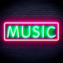 ADVPRO Music Sign Ultra-Bright LED Neon Sign fnu0076 - Green & Pink
