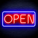 ADVPRO Open Sign Ultra-Bright LED Neon Sign fnu0077 - Blue & Red