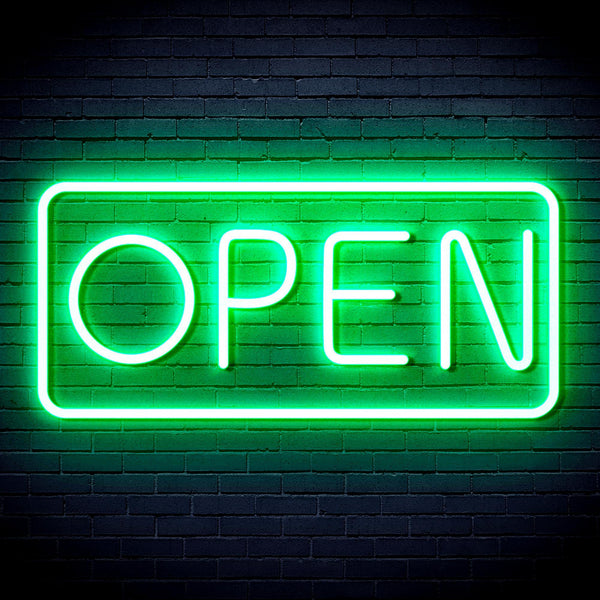 ADVPRO Open Sign Ultra-Bright LED Neon Sign fnu0077 - Golden Yellow