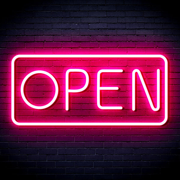 ADVPRO Open Sign Ultra-Bright LED Neon Sign fnu0077 - Pink