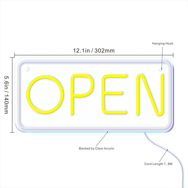 ADVPRO Open Sign Ultra-Bright LED Neon Sign fnu0077 - Size
