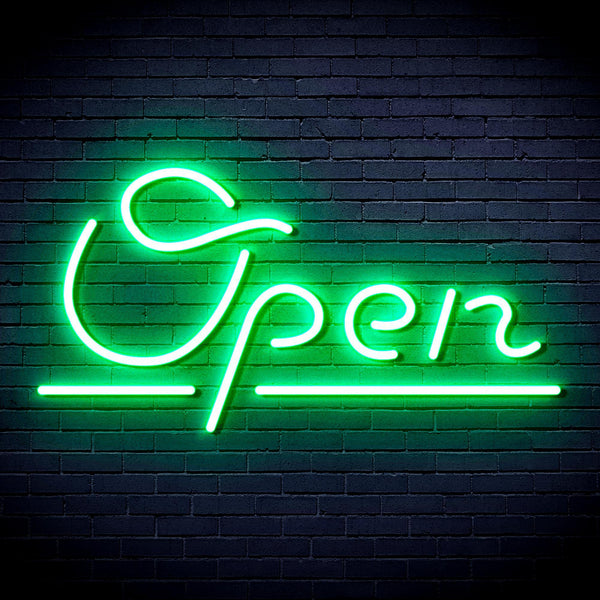 ADVPRO Open Sign Ultra-Bright LED Neon Sign fnu0078 - Golden Yellow