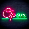 ADVPRO Open Sign Ultra-Bright LED Neon Sign fnu0078 - Green & Pink