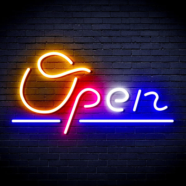 ADVPRO Open Sign Ultra-Bright LED Neon Sign fnu0078 - Multi-Color 7