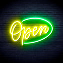 ADVPRO Open Sign Ultra-Bright LED Neon Sign fnu0079 - Green & Yellow