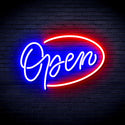 ADVPRO Open Sign Ultra-Bright LED Neon Sign fnu0079 - Red & Blue