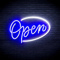 ADVPRO Open Sign Ultra-Bright LED Neon Sign fnu0079 - White & Blue