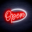 ADVPRO Open Sign Ultra-Bright LED Neon Sign fnu0079 - White & Red