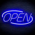 ADVPRO Open Sign Ultra-Bright LED Neon Sign fnu0080 - Blue