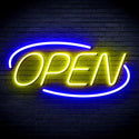 ADVPRO Open Sign Ultra-Bright LED Neon Sign fnu0080 - Blue & Yellow