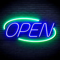 ADVPRO Open Sign Ultra-Bright LED Neon Sign fnu0080 - Green & Blue