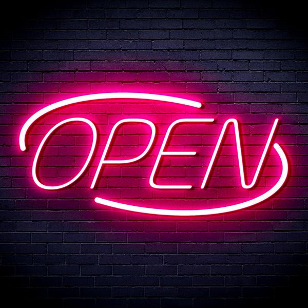 ADVPRO Open Sign Ultra-Bright LED Neon Sign fnu0080 - Pink