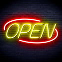 ADVPRO Open Sign Ultra-Bright LED Neon Sign fnu0080 - Red & Yellow