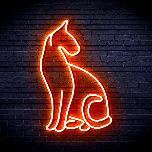 ADVPRO Cat Ultra-Bright LED Neon Sign fnu0082 - Orange
