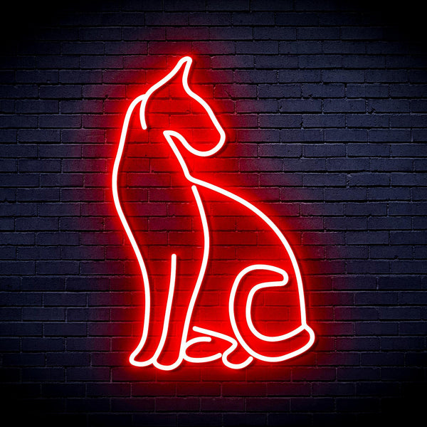 ADVPRO Cat Ultra-Bright LED Neon Sign fnu0082 - Red