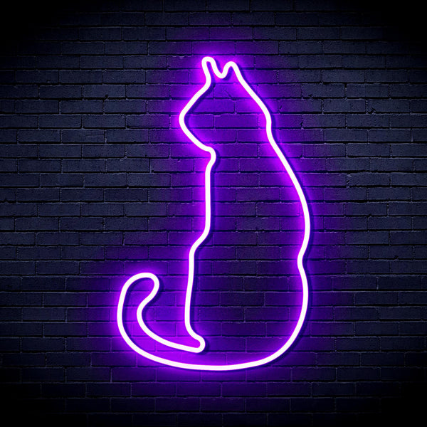 ADVPRO Cat Ultra-Bright LED Neon Sign fnu0083 - Purple