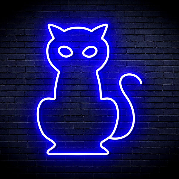 ADVPRO Cat Ultra-Bright LED Neon Sign fnu0084 - Blue
