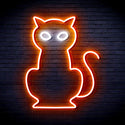 ADVPRO Cat Ultra-Bright LED Neon Sign fnu0084 - White & Orange