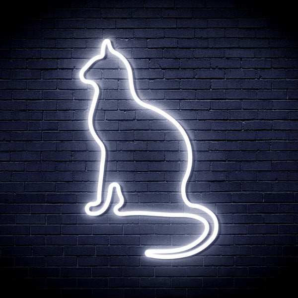 ADVPRO Cat Ultra-Bright LED Neon Sign fnu0085 - White