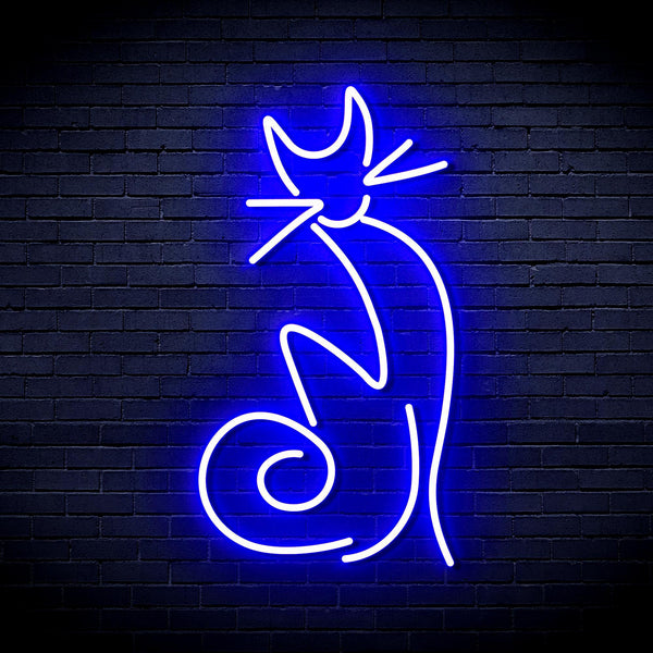 ADVPRO Cat Ultra-Bright LED Neon Sign fnu0086 - Blue