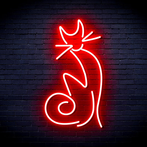 ADVPRO Cat Ultra-Bright LED Neon Sign fnu0086 - Red