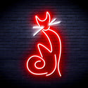 ADVPRO Cat Ultra-Bright LED Neon Sign fnu0086 - White & Red