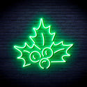 ADVPRO Christmas Holly Leaves Ultra-Bright LED Neon Sign fnu0090 - Golden Yellow