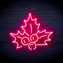 ADVPRO Christmas Holly Leaves Ultra-Bright LED Neon Sign fnu0090 - Pink