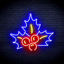 ADVPRO Christmas Holly Leaves Ultra-Bright LED Neon Sign fnu0090 - Multi-Color 4