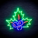 ADVPRO Christmas Holly Leaves Ultra-Bright LED Neon Sign fnu0090 - Multi-Color 7