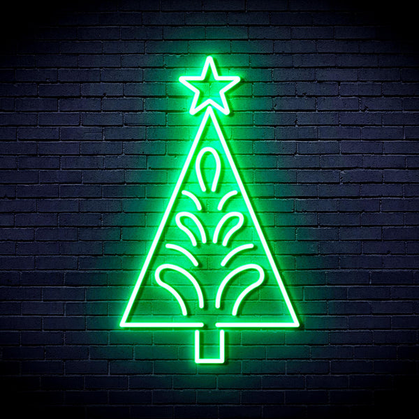 ADVPRO Christmas Tree Ultra-Bright LED Neon Sign fnu0092 - Golden Yellow