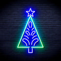 ADVPRO Christmas Tree Ultra-Bright LED Neon Sign fnu0092 - Green & Blue