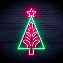 ADVPRO Christmas Tree Ultra-Bright LED Neon Sign fnu0092 - Green & Pink