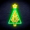 ADVPRO Christmas Tree Ultra-Bright LED Neon Sign fnu0092 - Green & Yellow