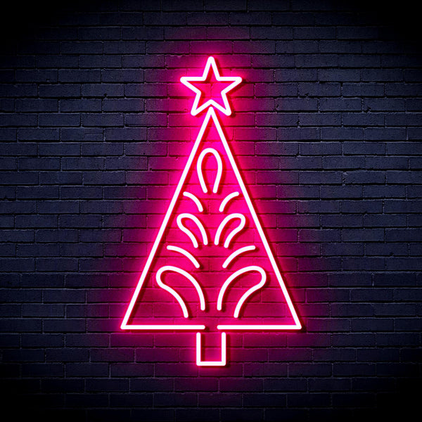 ADVPRO Christmas Tree Ultra-Bright LED Neon Sign fnu0092 - Pink